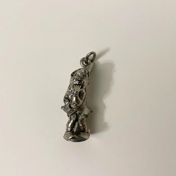 Vintage Gnome Charm  Pendant 1.25 Inch Size - Picture 12 of 12